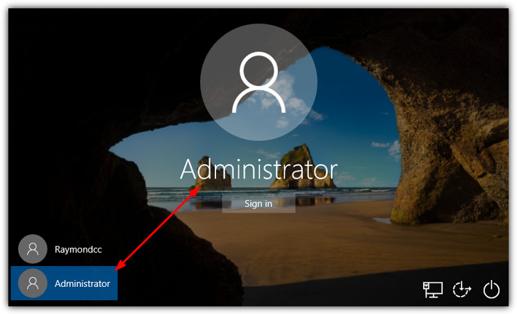 how to without admin windows 10