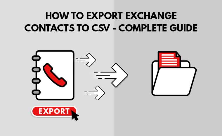 How to Export Exchange Contacts to CSV