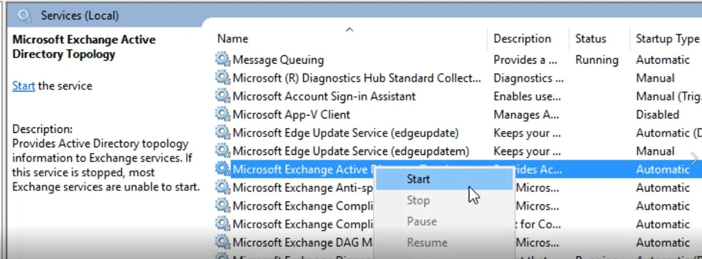Exchange Server 2016 Unable to Load ECP (EAC) or PowerShell