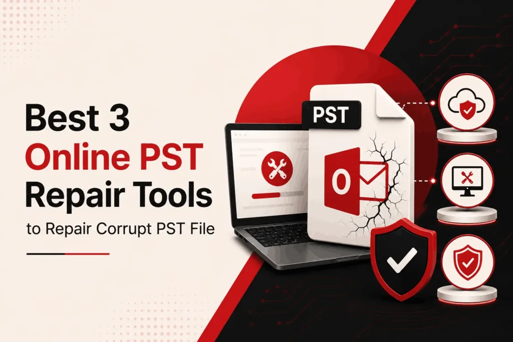Best 3 Online PST Repair Tools to Repair Corrupt PST File